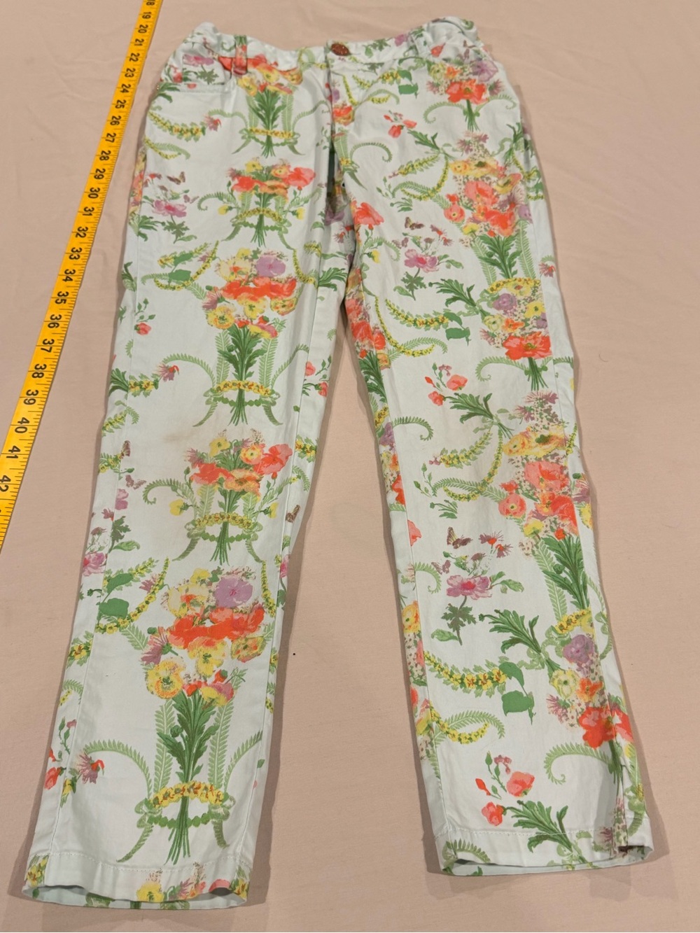 Baker by Ted Baker White Floral Print Kids Jeans